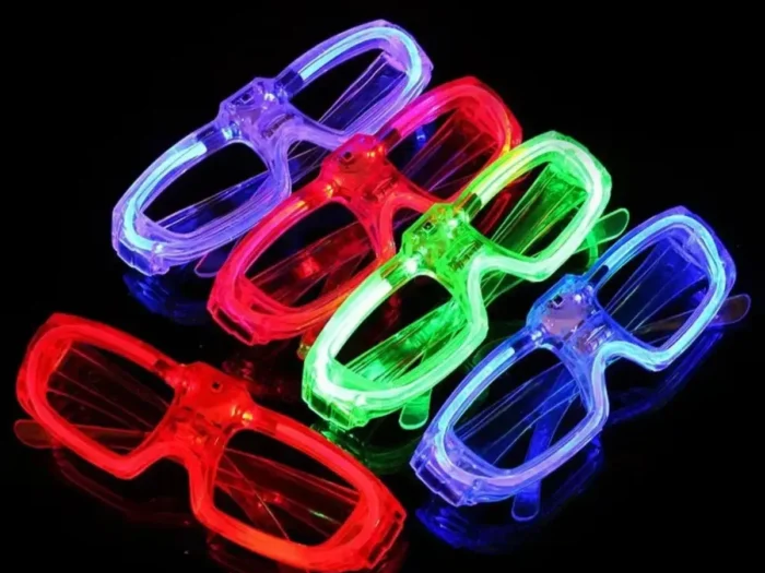 Óculos LED Neon Colorido Para Festas